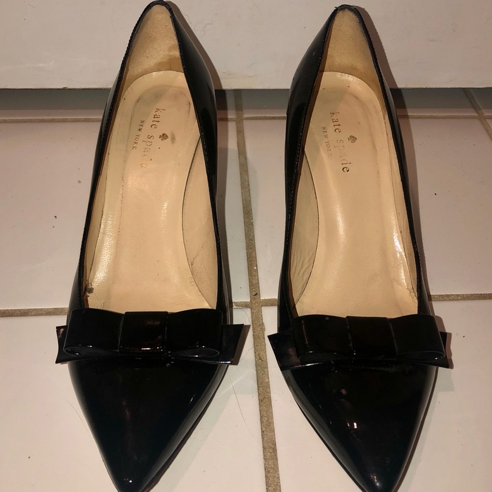 Kate spade black heels